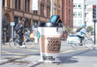 Giant Coffee Cup Bins Offer a Paper Cup Recycling Solution for the First Time in Manchester